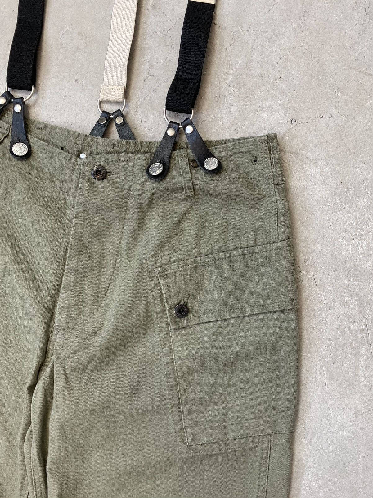 Mark McNairy Mark McNairy Herringbone Suspended Work Trousers Size US 34 / EU 50 - 7 Thumbnail