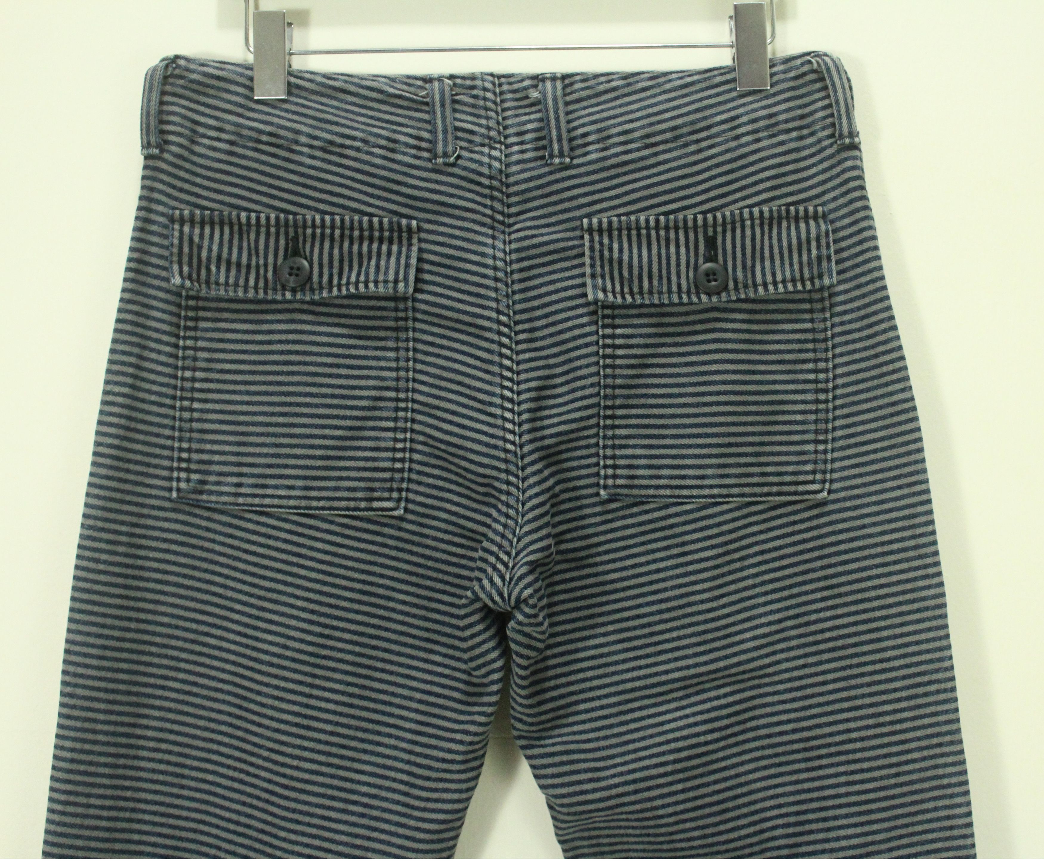 Japanese Brand × Johnbull JOHN BULL Pants Hickory Work Wear Pants Striped Fatigue Size US 32 / EU 48 - 4 Thumbnail
