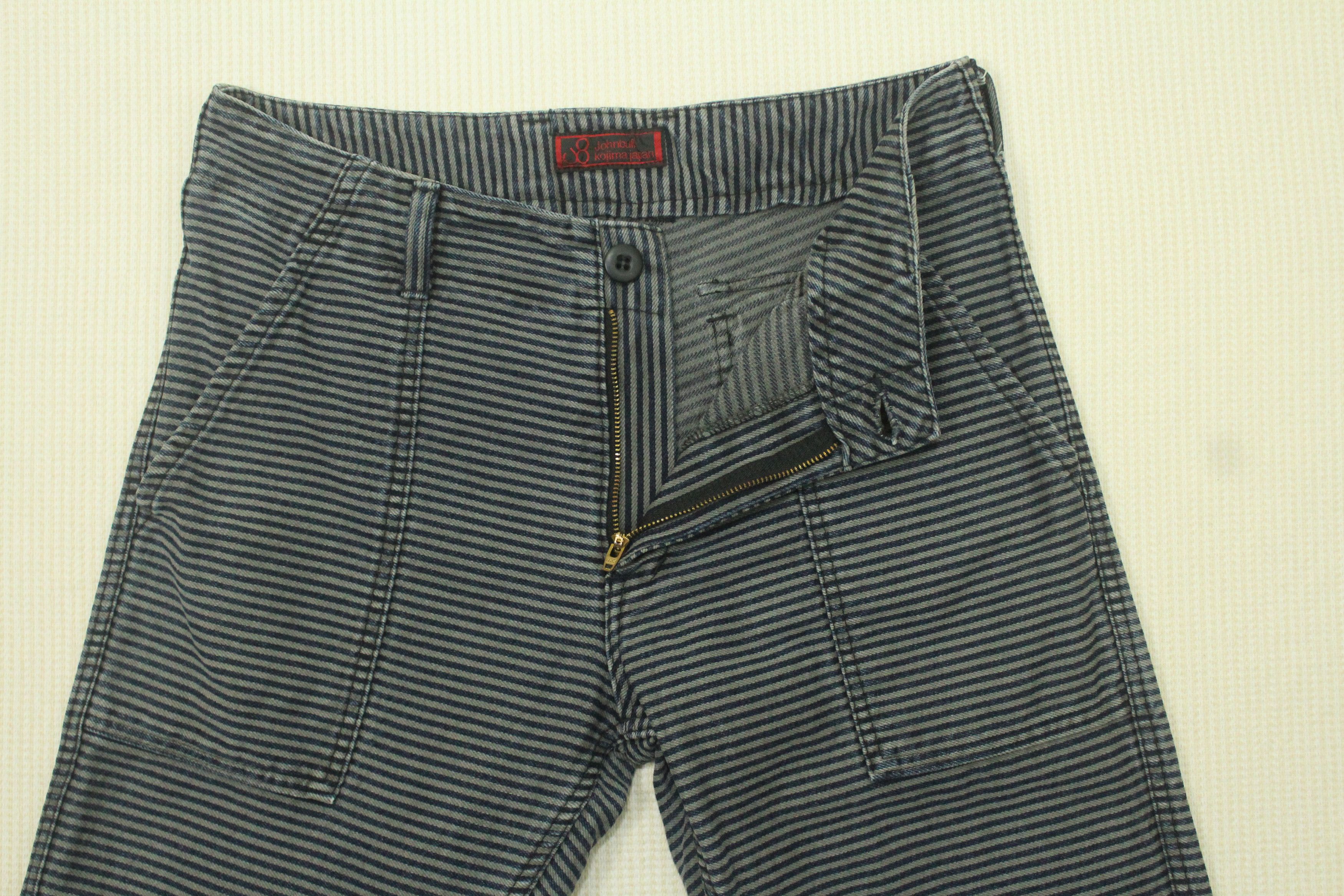 Japanese Brand × Johnbull JOHN BULL Pants Hickory Work Wear Pants Striped Fatigue Size US 32 / EU 48 - 6 Thumbnail