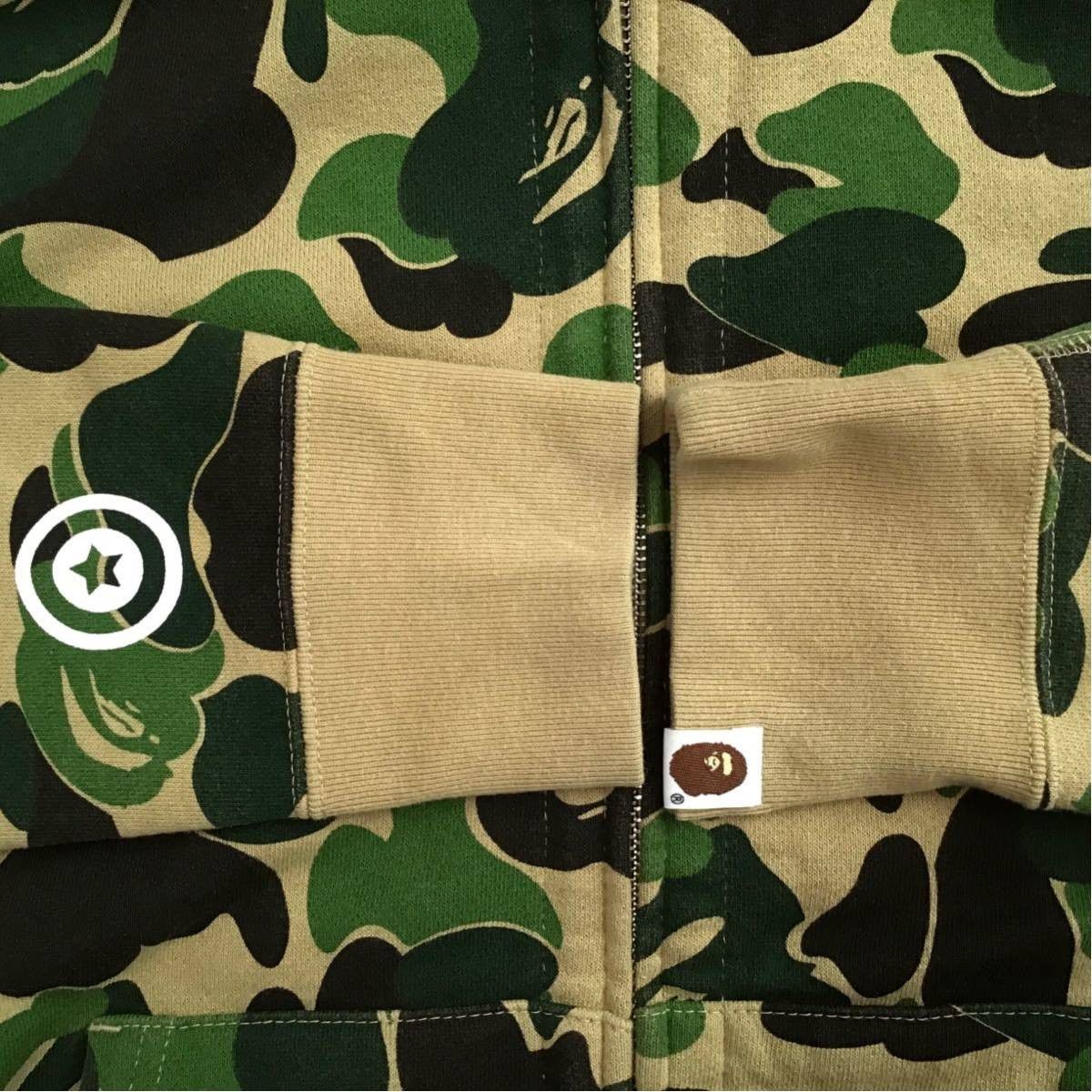 Bape BAPE Double shark full zip hoodie ABC camo green ape Size US M / EU 48-50 / 2 - 6 Thumbnail