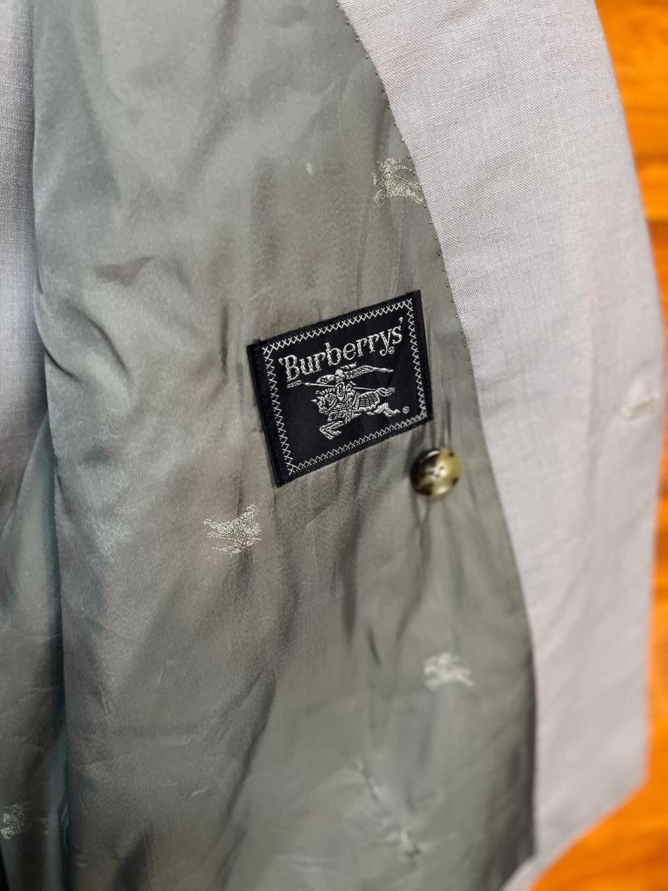 Burberry BURBERRY DOUBLE BREAST BLAZER MOHAIR&WOOL Size 38R - 12 Thumbnail