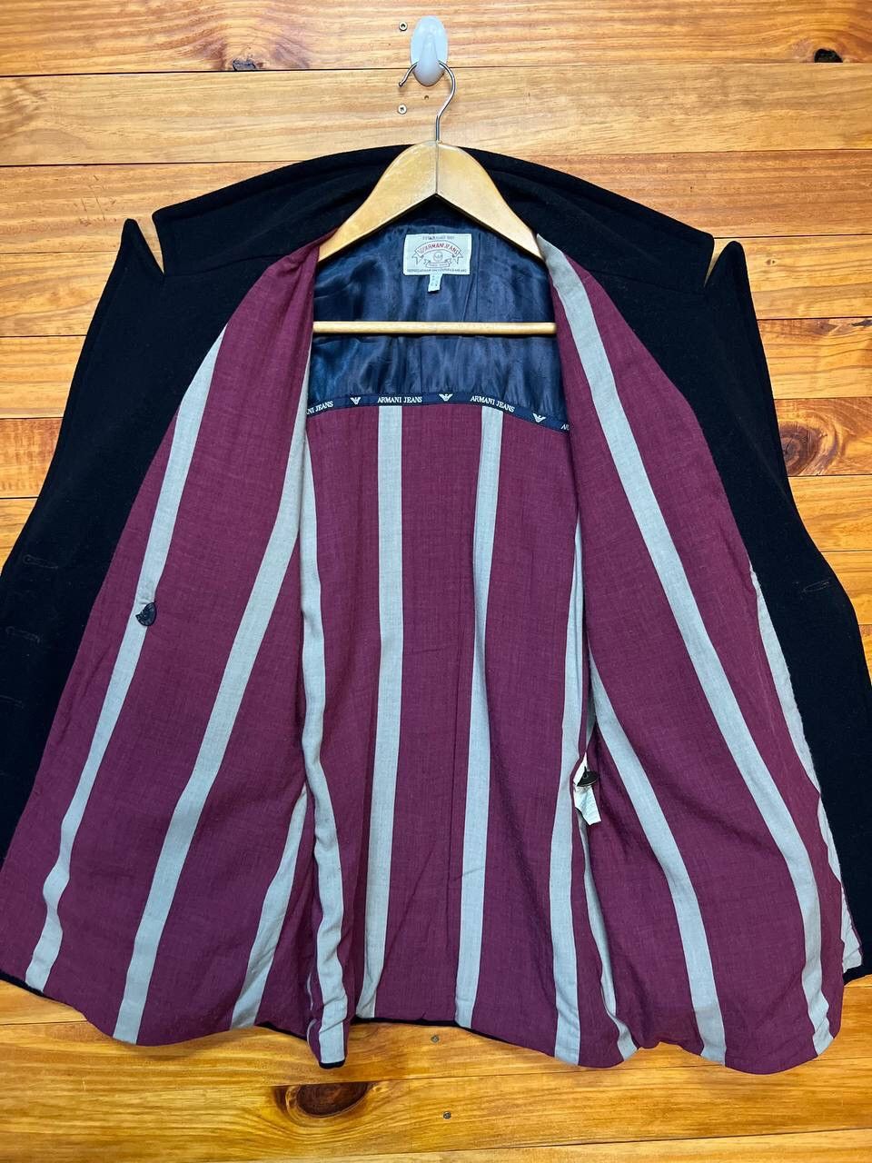 Giorgio Armani ARMANI JEANS DOUBLE BREAST JACKET WOOL Size US M / EU 48-50 / 2 - 12 Thumbnail