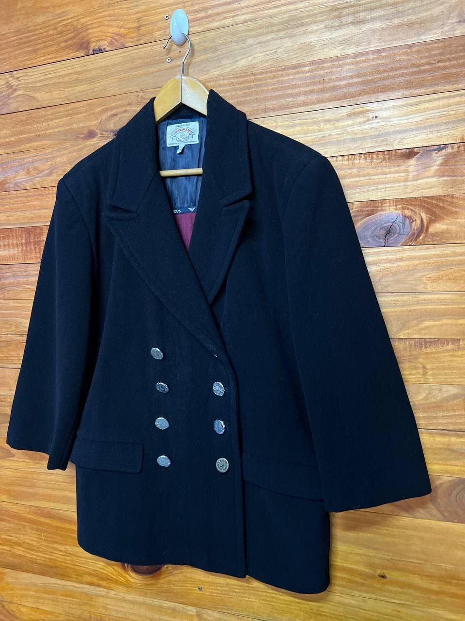 Giorgio Armani ARMANI JEANS DOUBLE BREAST JACKET WOOL Size US M / EU 48-50 / 2 - 3 Thumbnail
