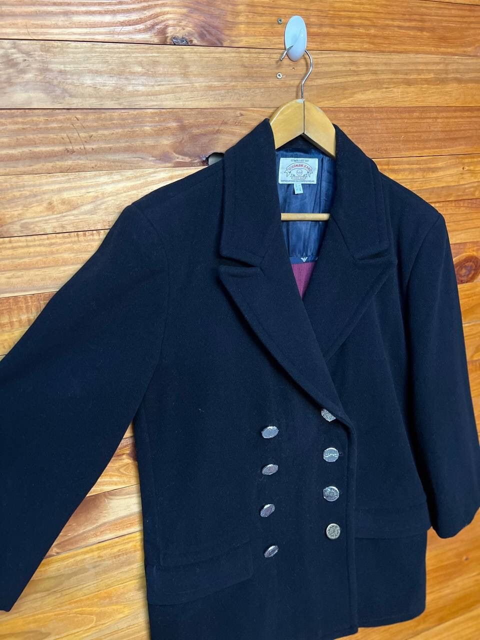 Giorgio Armani ARMANI JEANS DOUBLE BREAST JACKET WOOL Size US M / EU 48-50 / 2 - 4 Thumbnail