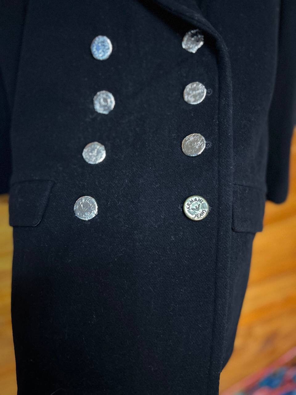 Giorgio Armani ARMANI JEANS DOUBLE BREAST JACKET WOOL Size US M / EU 48-50 / 2 - 6 Thumbnail