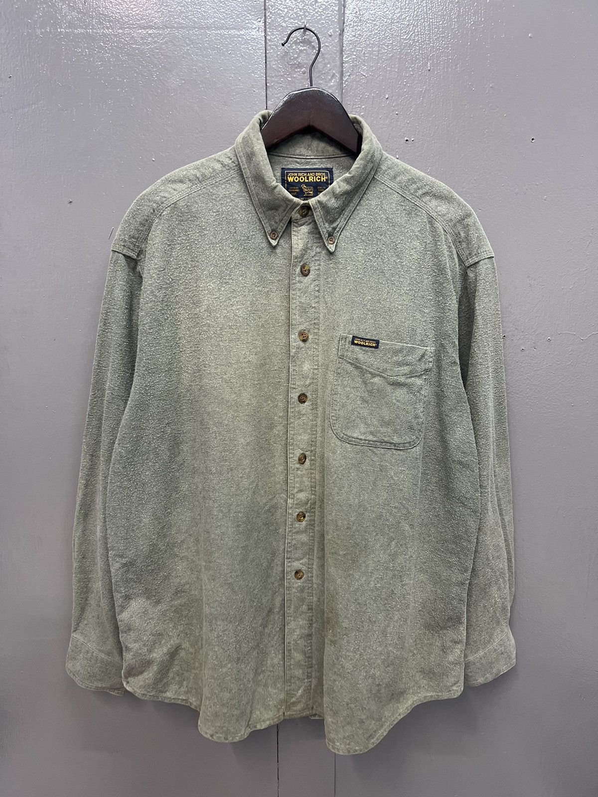 Vintage ARCHIVE WOOLRICH JOHN RICH AND BROS SHIRT BUTTON UP Size US XL / EU 56 / 4 - 1 Thumbnail