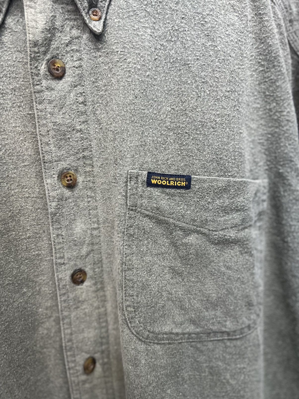 Vintage ARCHIVE WOOLRICH JOHN RICH AND BROS SHIRT BUTTON UP Size US XL / EU 56 / 4 - 5 Thumbnail