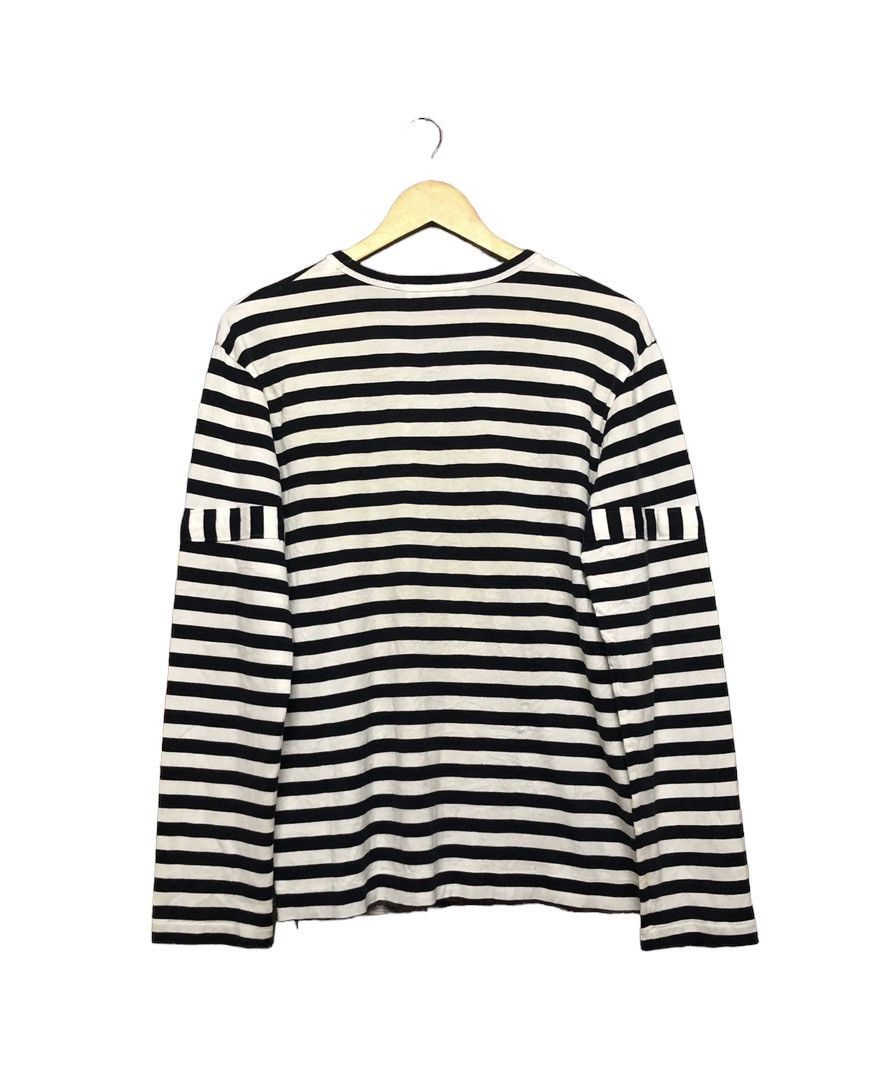 Comme des Garcons Homme Rare🔥Cdg Poem *Live Free With Strong Wili*Striped Tee Size US S / EU 44-46 / 1 - 3 Thumbnail