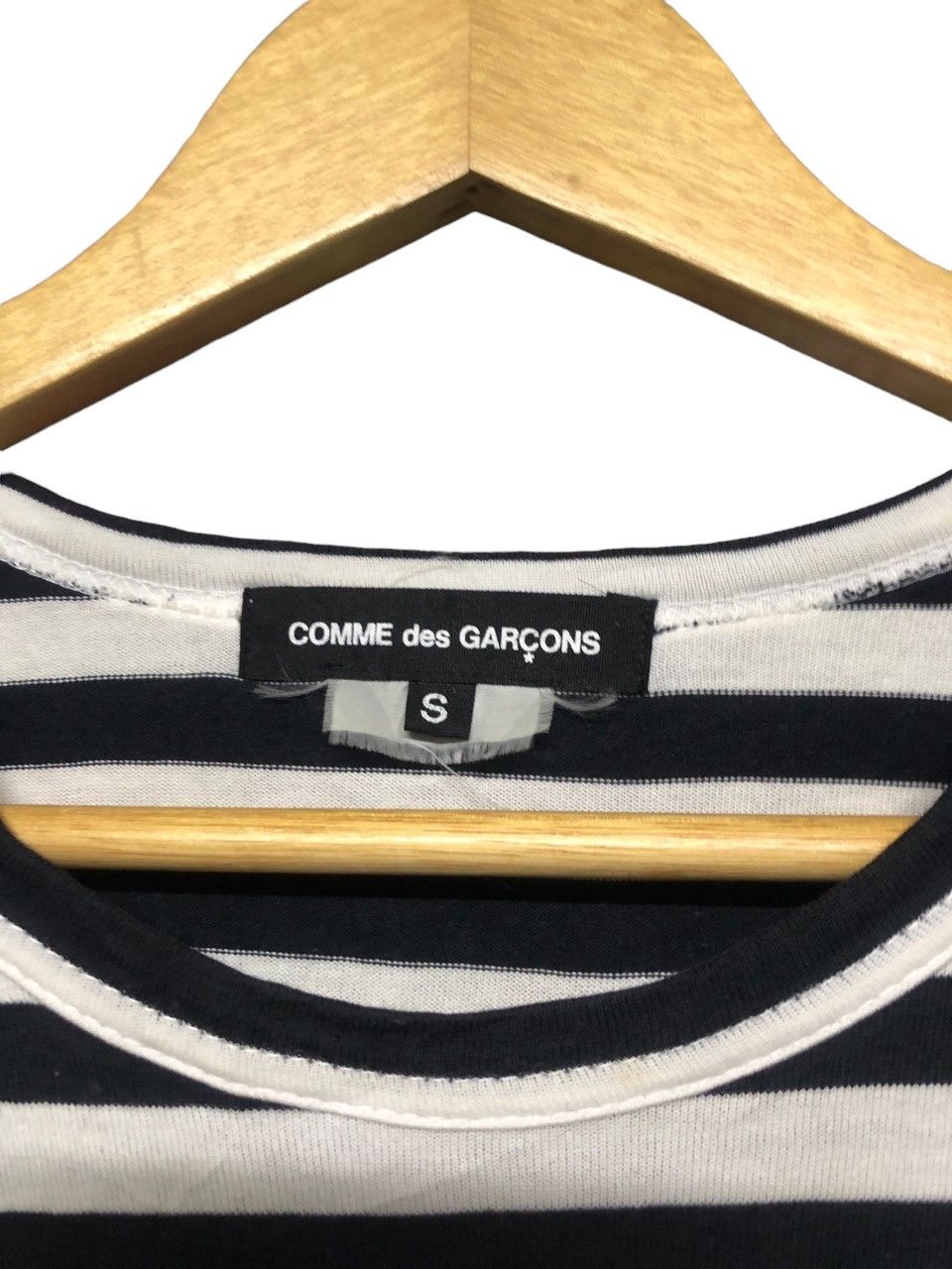 Comme des Garcons Homme Rare🔥Cdg Poem *Live Free With Strong Wili*Striped Tee Size US S / EU 44-46 / 1 - 7 Thumbnail