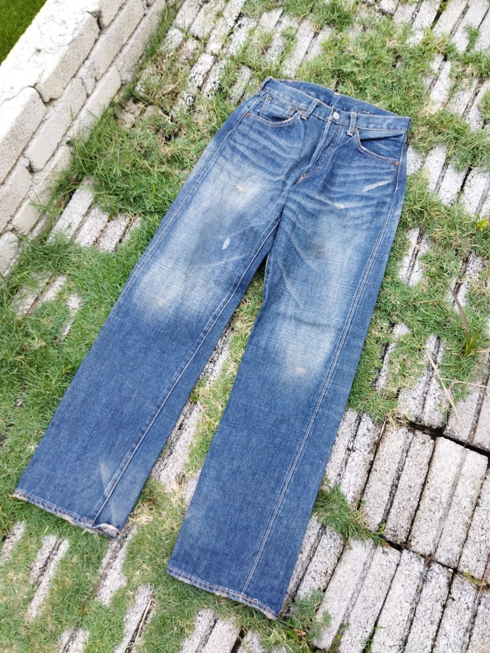 Levi's Vintage Clothing Vintage Levis LVC Hidden Rivet Capital E Jeans Size US 31 - 2 Thumbnail