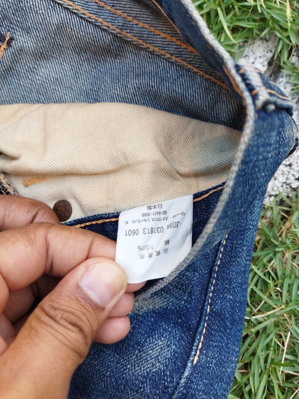 Levi's Vintage Clothing Vintage Levis LVC Hidden Rivet Capital E Jeans Size US 31 - 12 Thumbnail