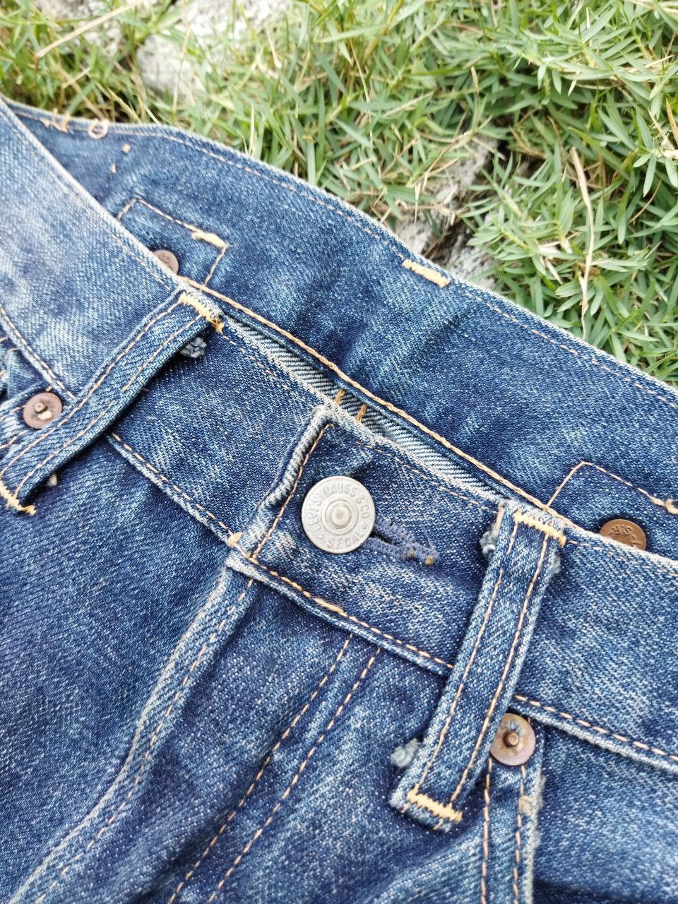 Levi's Vintage Clothing Vintage Levis LVC Hidden Rivet Capital E Jeans Size US 31 - 8 Thumbnail