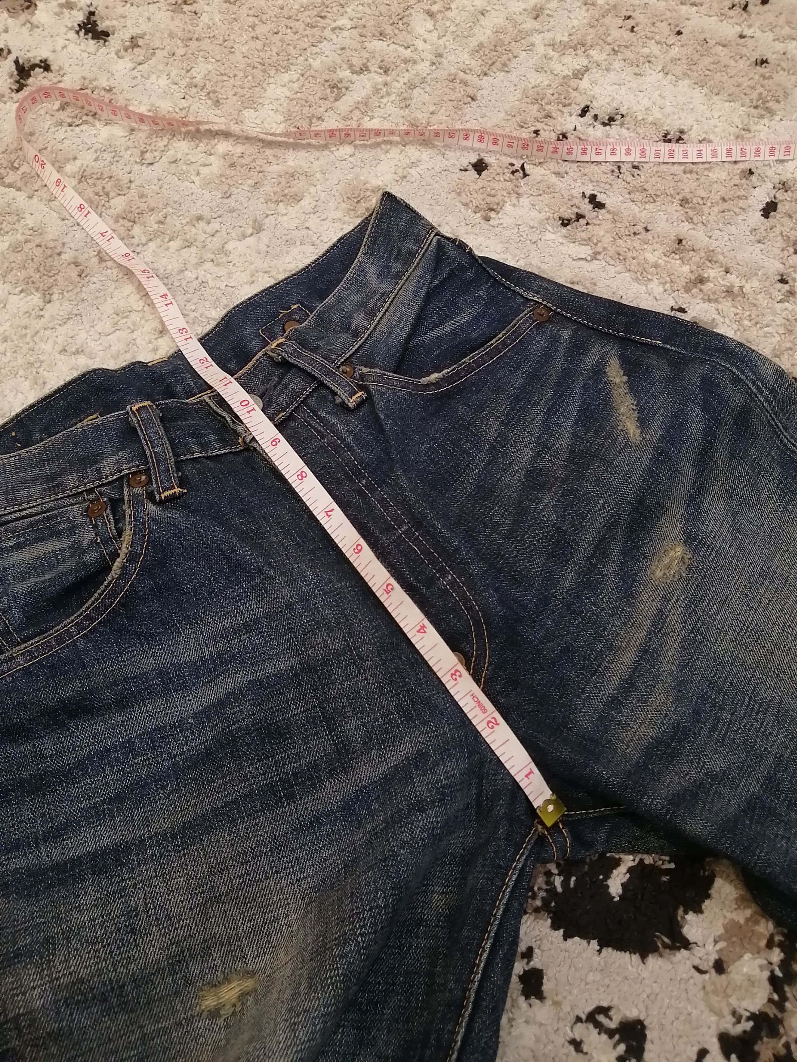 Levi's Vintage Clothing Vintage Levis LVC Hidden Rivet Capital E Jeans Size US 31 - 22 Thumbnail
