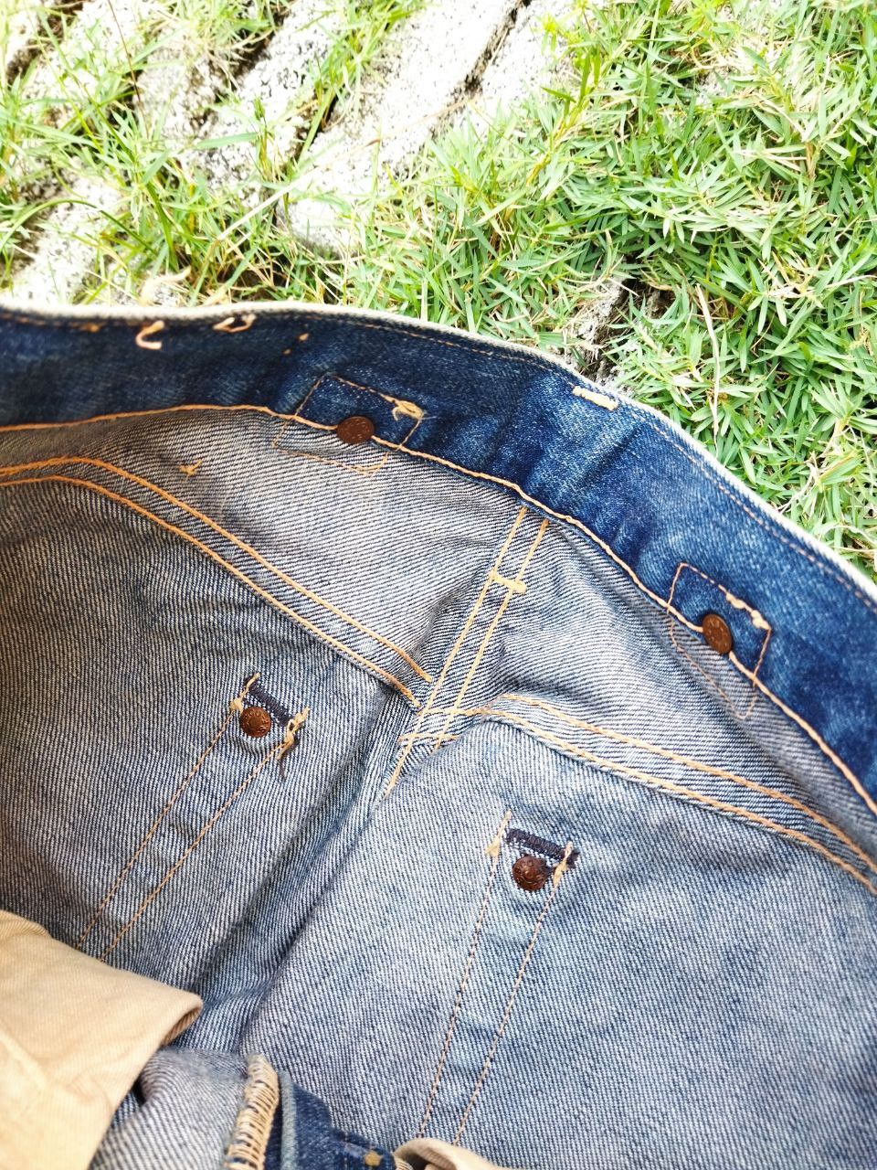 Levi's Vintage Clothing Vintage Levis LVC Hidden Rivet Capital E Jeans Size US 31 - 9 Thumbnail