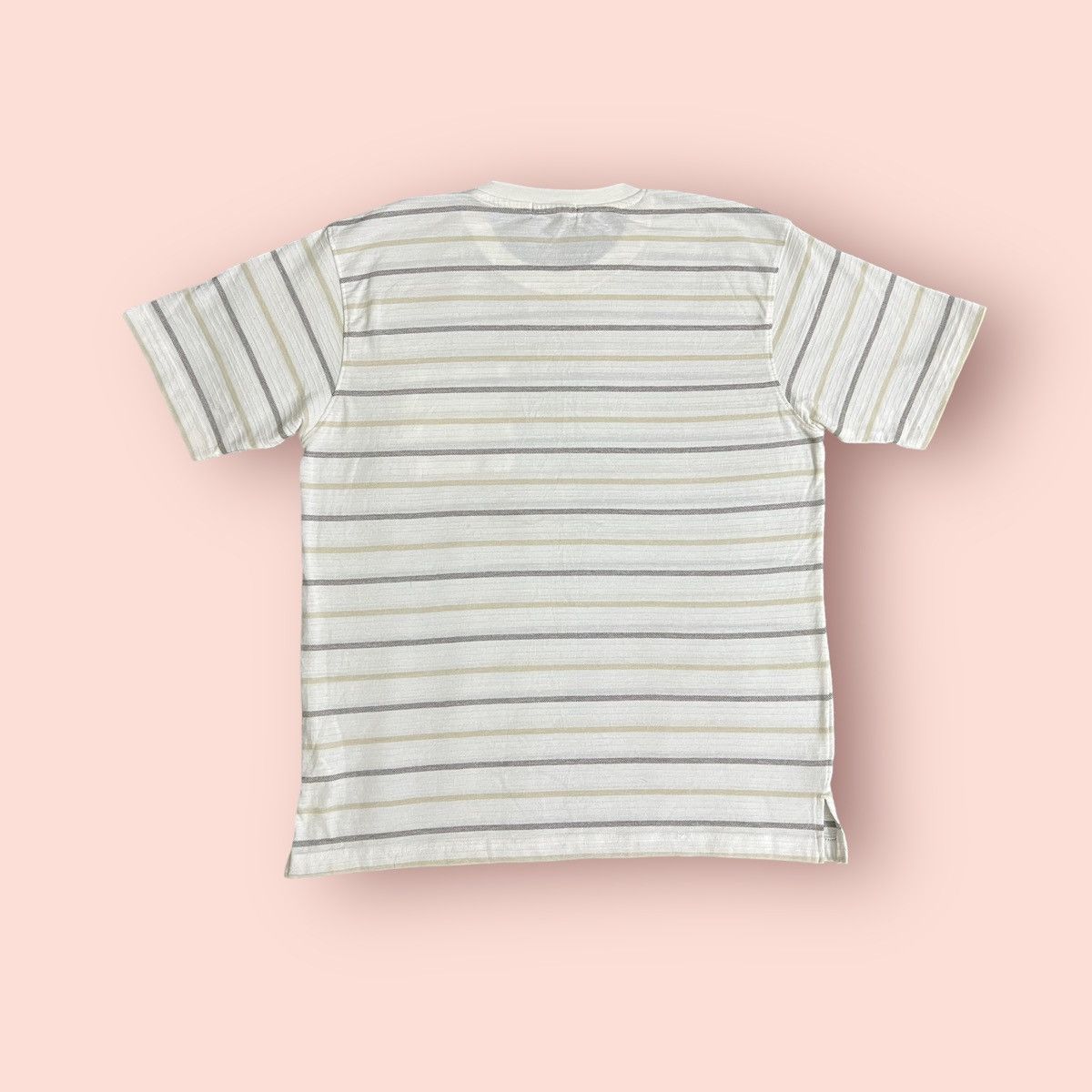 Gianni Valentino × Valentino × Vintage VINTAGE GIANNI VALENTINO STRIPED POCKET TEE Size US L / EU 52-54 / 3 - 5 Thumbnail