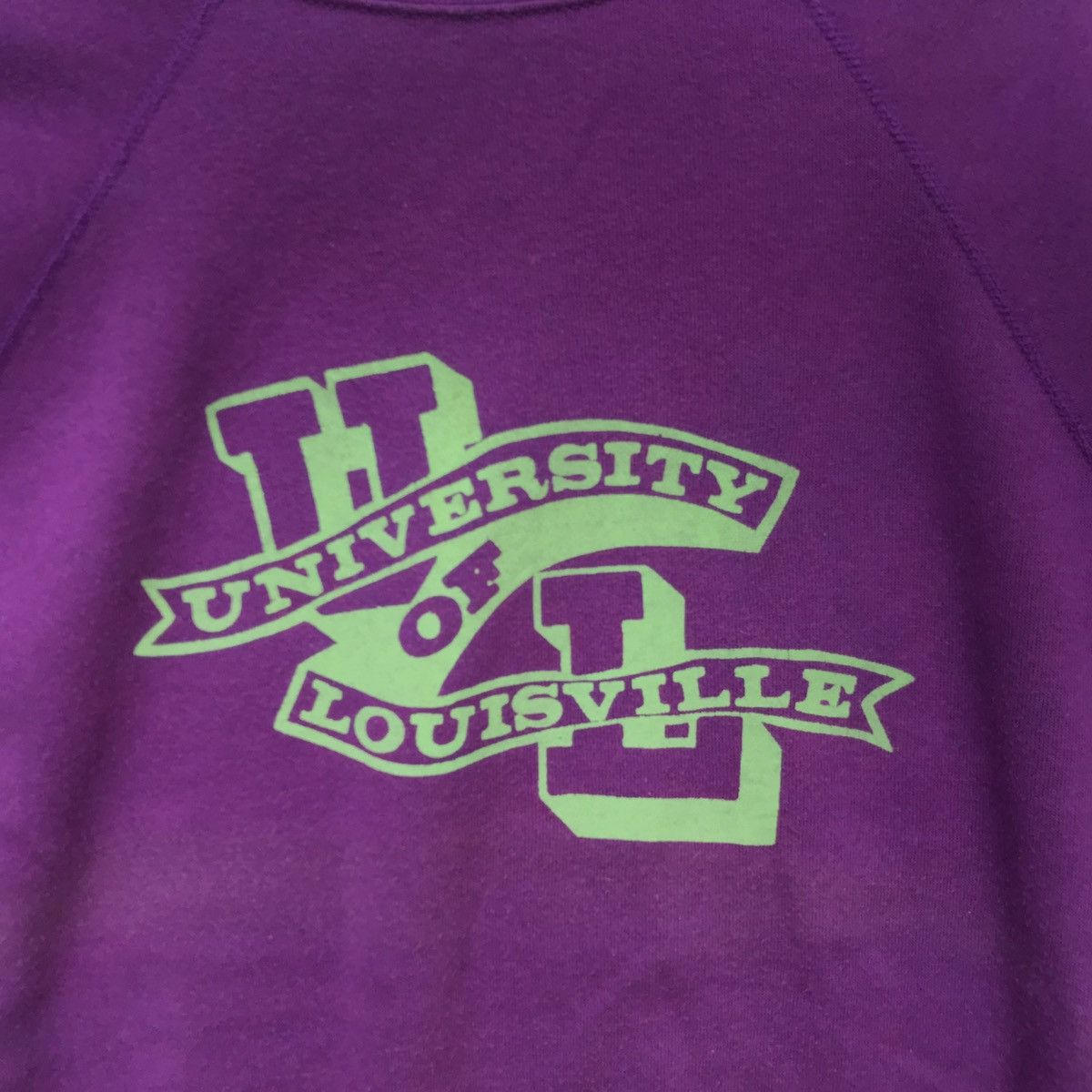 Tultex × Vintage Vintage UNIVERSITY Of LOUISVILLE Sweatshirt Size US XL / EU 56 / 4 - 3 Thumbnail