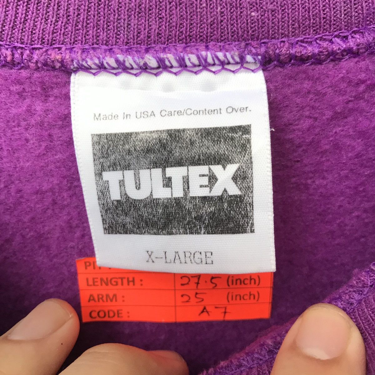 Tultex × Vintage Vintage UNIVERSITY Of LOUISVILLE Sweatshirt Size US XL / EU 56 / 4 - 4 Thumbnail
