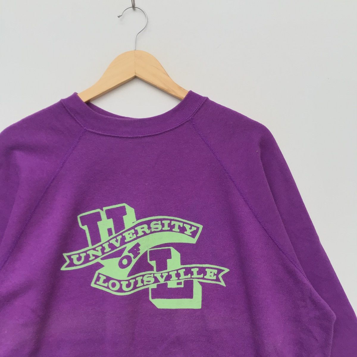 Tultex × Vintage Vintage UNIVERSITY Of LOUISVILLE Sweatshirt Size US XL / EU 56 / 4 - 2 Thumbnail