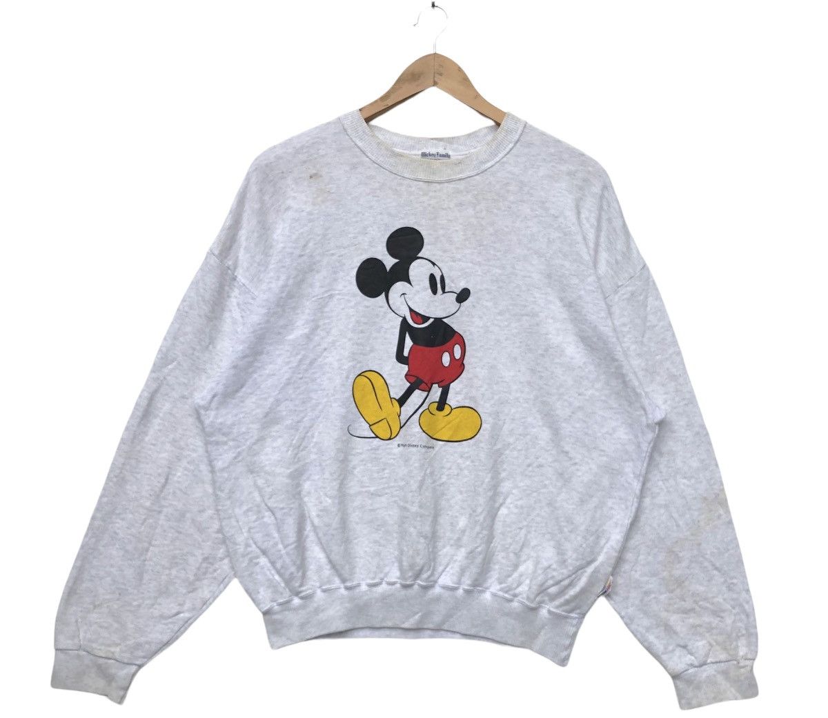 Disney × Mickey Mouse × Vintage Mickey Mouse Disney Vintage Sweatshirt Crewneck Size US L / EU 52-54 / 3 - 1 Thumbnail