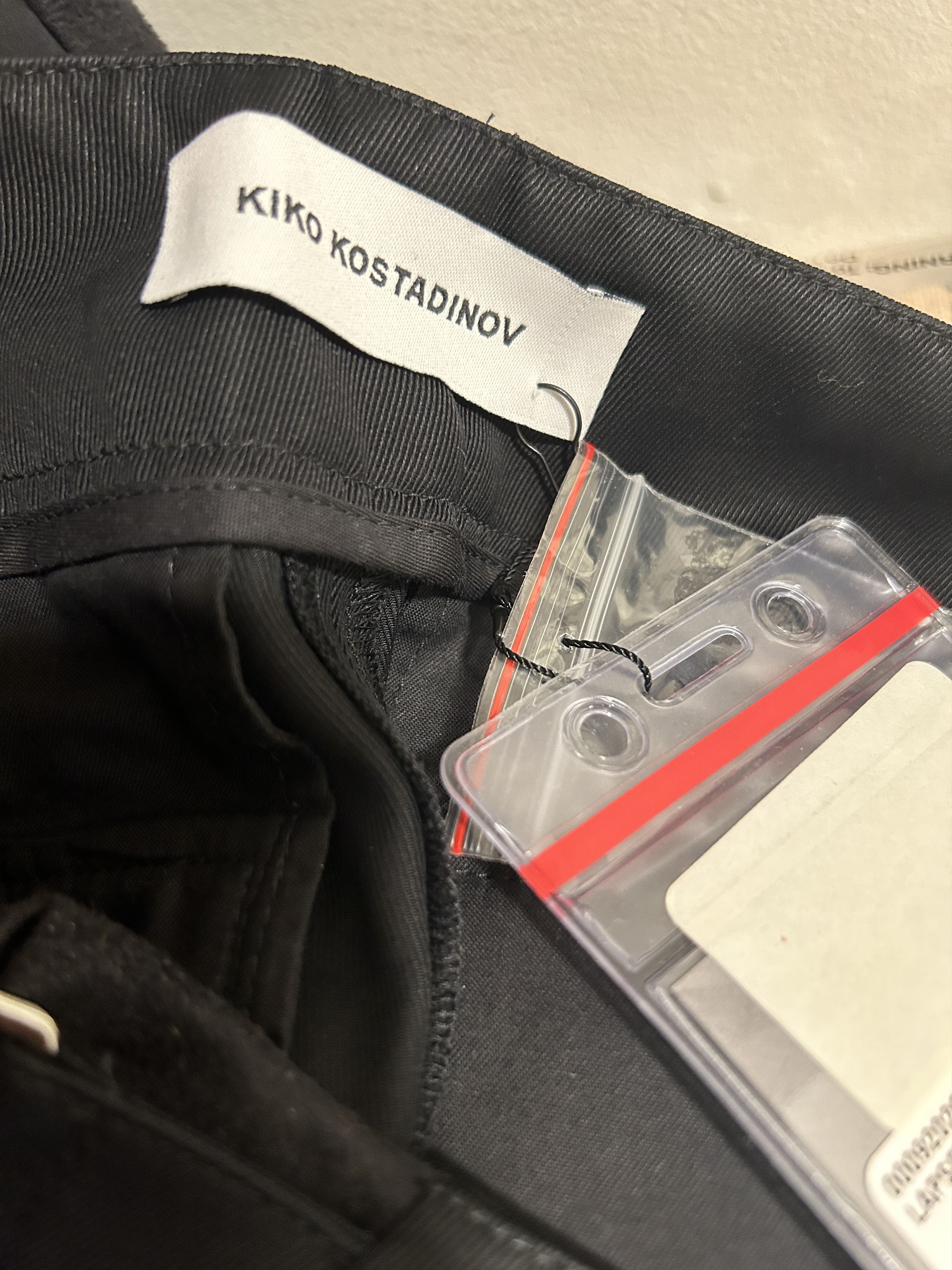 Kiko Kostadinov kiko lahti pants trouser black 2020 size IT 48 Size US 32 / EU 48 - 3 Thumbnail