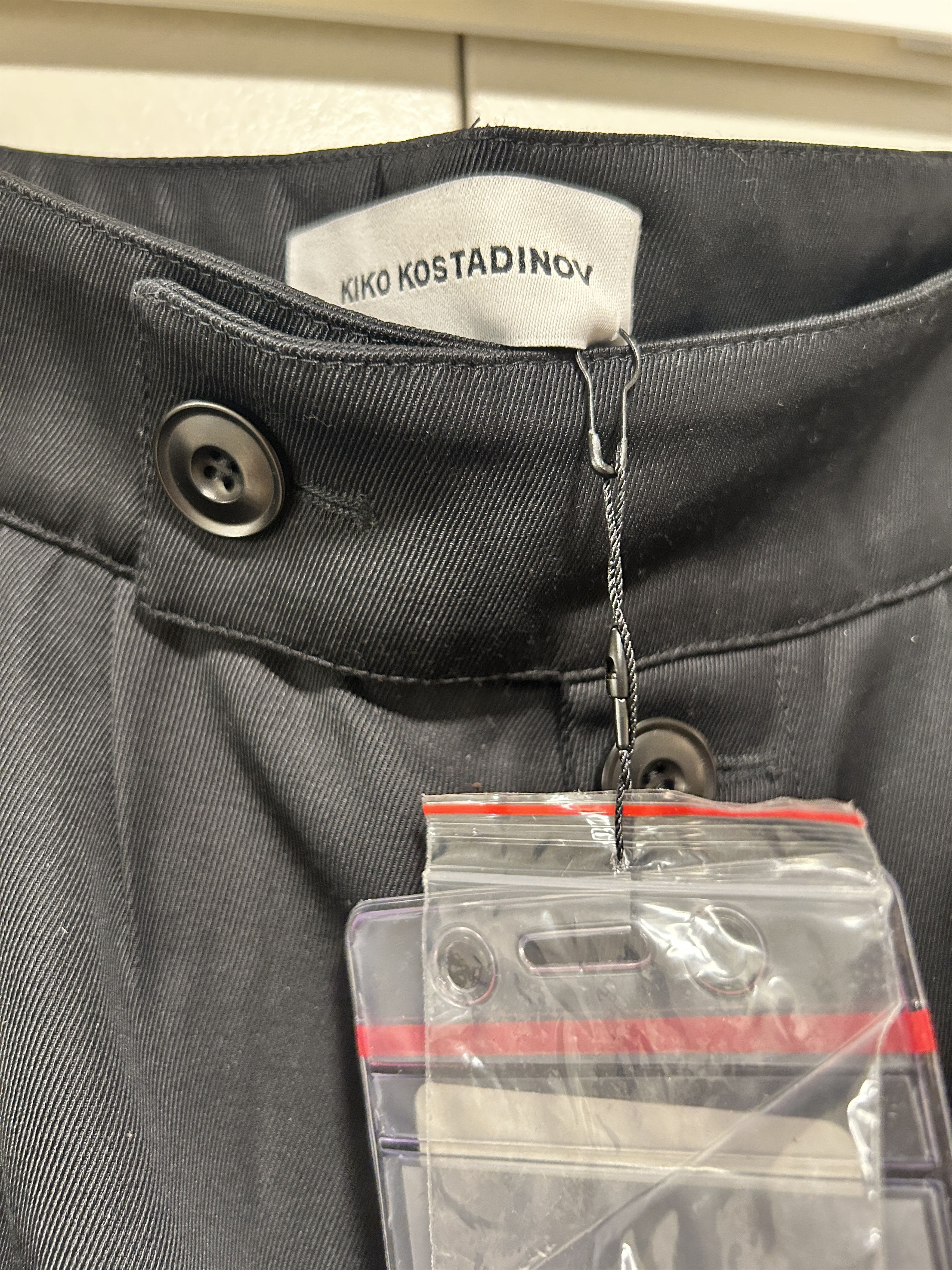 Kiko Kostadinov kiko lahti pants trouser black 2020 size IT 48 Size US 32 / EU 48 - 5 Thumbnail