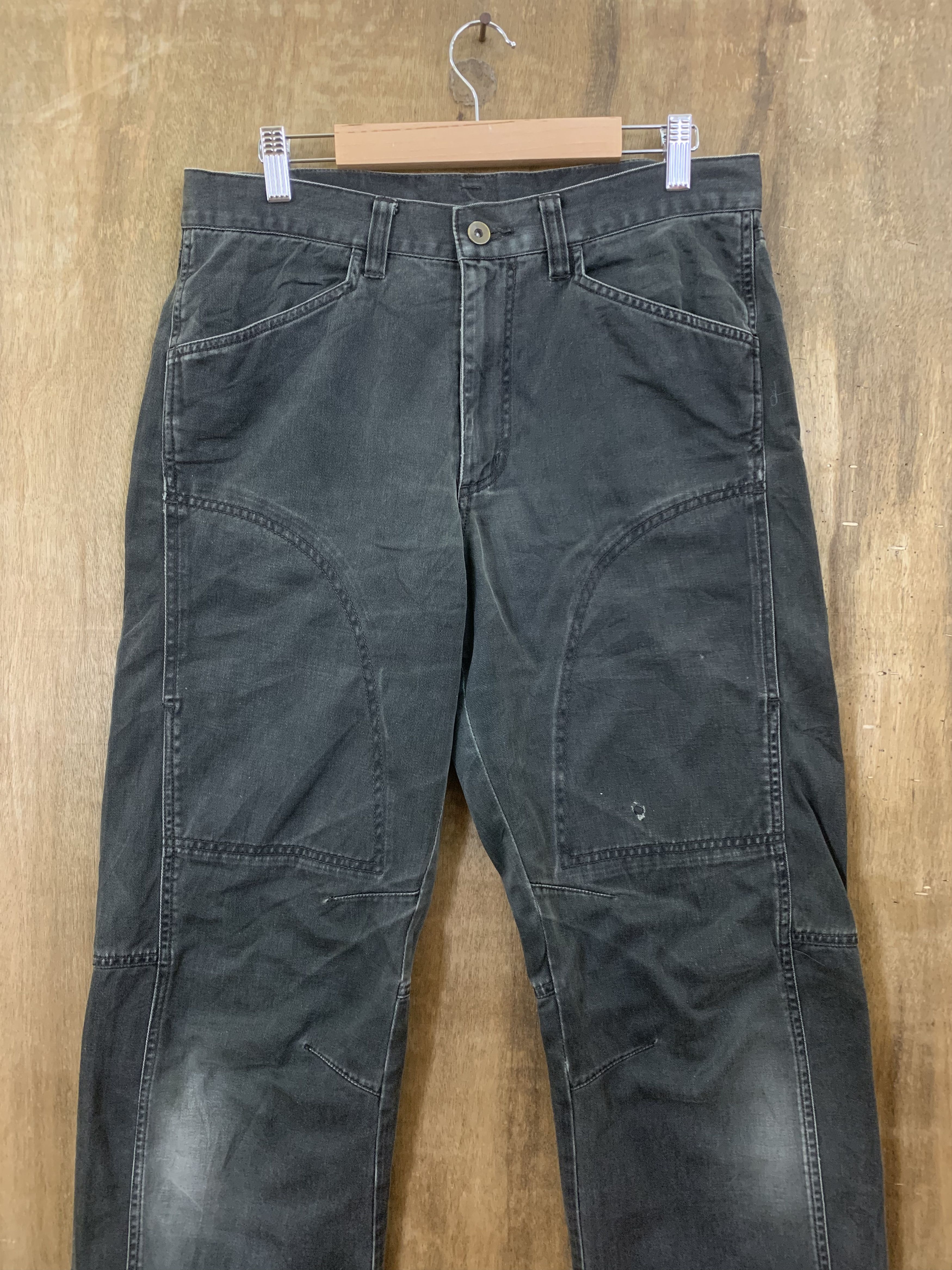 Japanese Brand Pants Uniqlo Double Knee Multipocket Streetwear Size US 31 - 3 Thumbnail