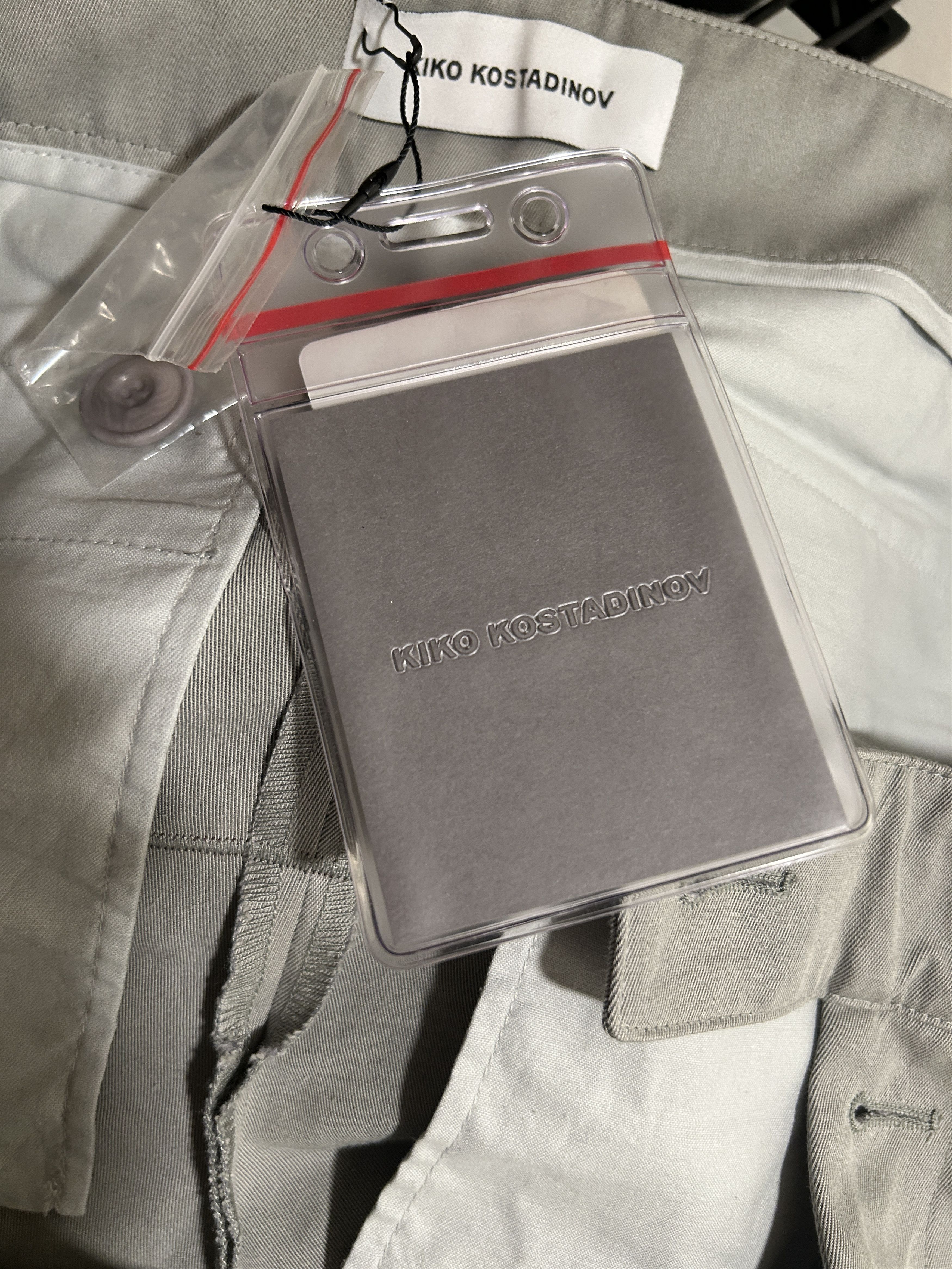 Kiko Kostadinov kiko lahti pants trouser beige 2020 size IT 48 Size US 32 / EU 48 - 4 Thumbnail