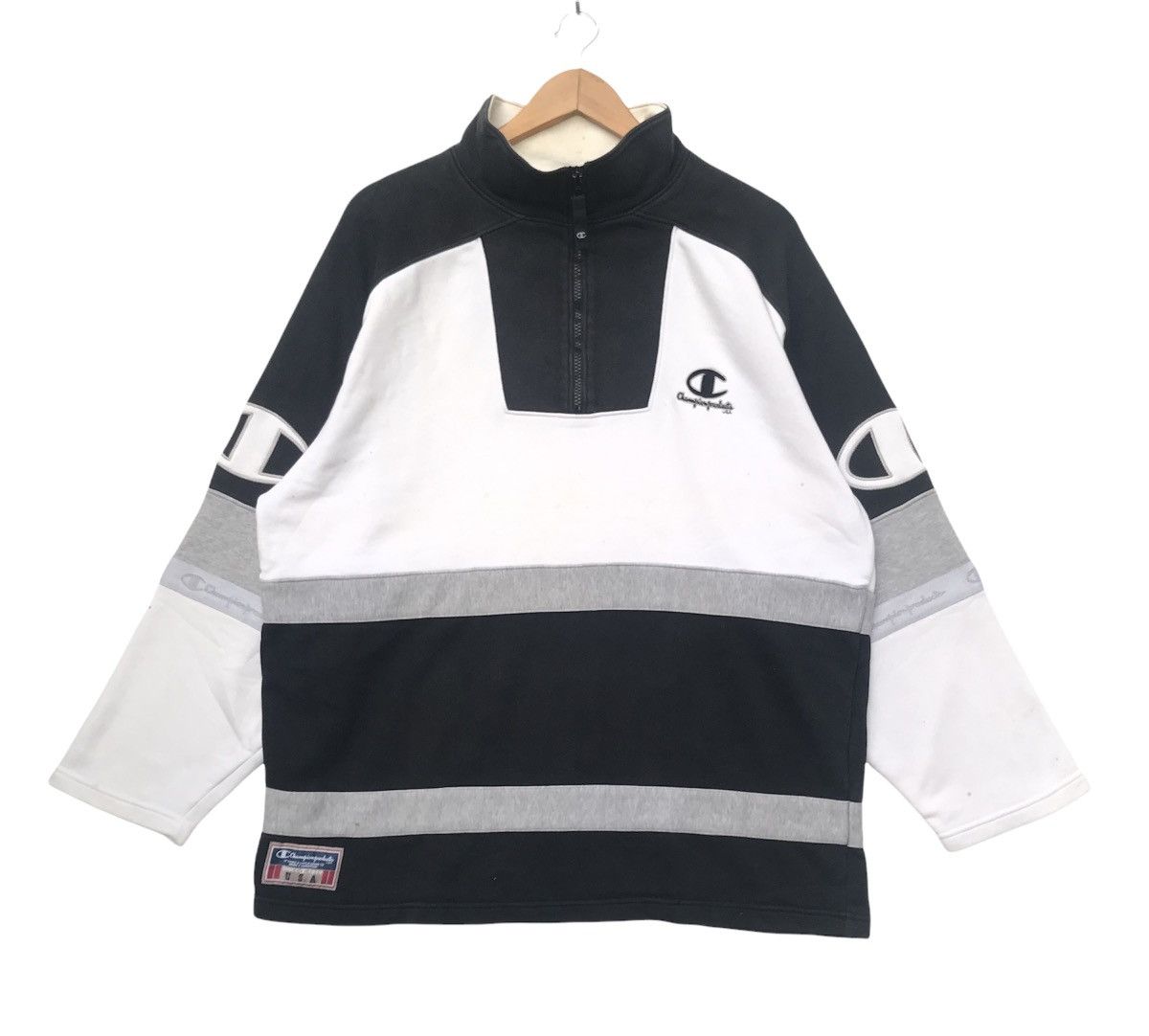 Champion × Japanese Brand × Vintage Rare!!! Vintage CHAMPION PRODUCT JASPO Multicolour Size US L / EU 52-54 / 3 - 1 Thumbnail