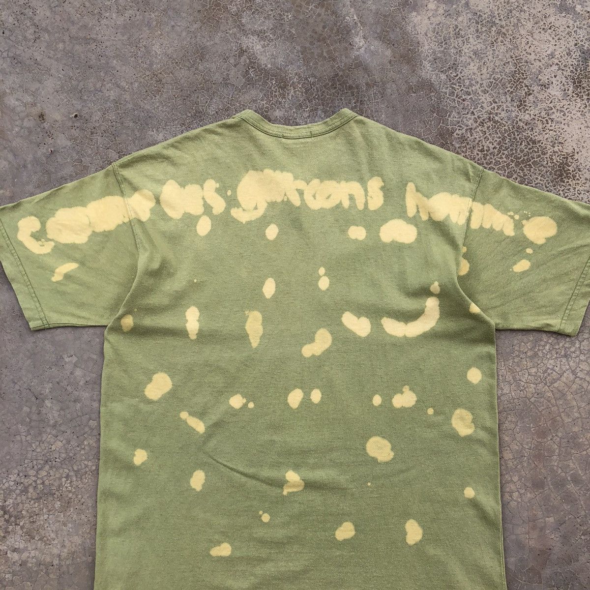 COMME DES GARCONS Homme Custom Bleach Spellout T-Shirt