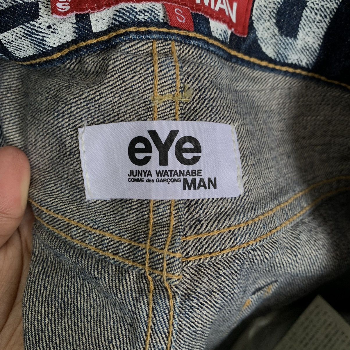 Comme des Garcons × Junya Watanabe × Levi's Junya Watanabe X Levi’s AD2018 Painted Banner Selvedge Jeans Size US 34 / EU 50 - 17 Thumbnail