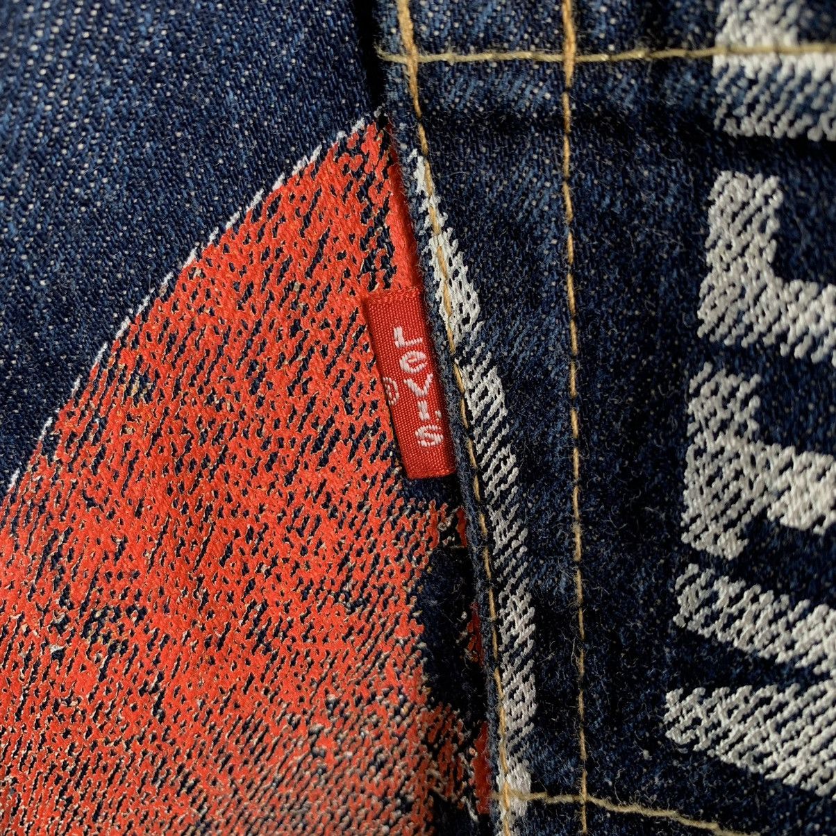 Comme des Garcons × Junya Watanabe × Levi's Junya Watanabe X Levi’s AD2018 Painted Banner Selvedge Jeans Size US 34 / EU 50 - 16 Thumbnail