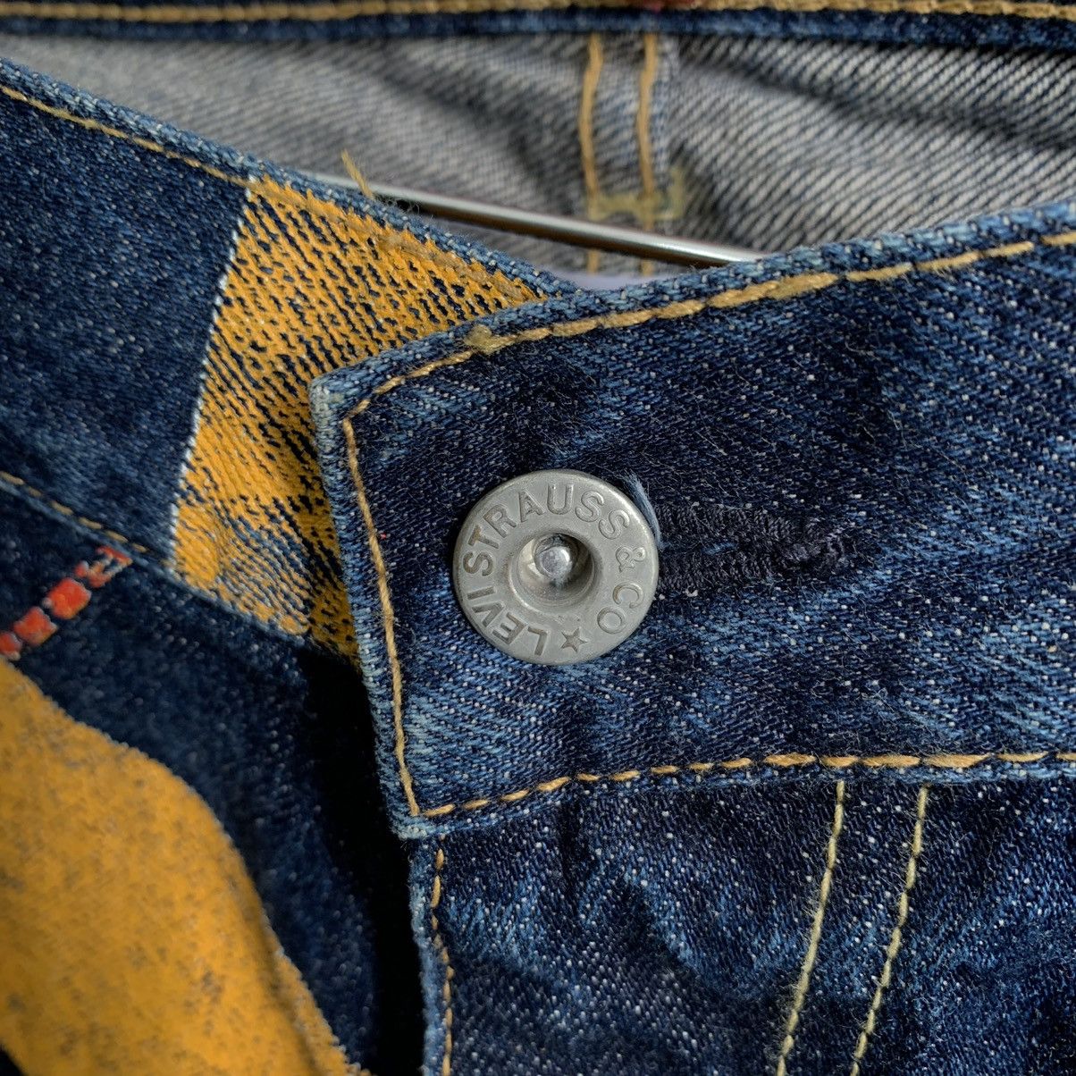 Comme des Garcons × Junya Watanabe × Levi's Junya Watanabe X Levi’s AD2018 Painted Banner Selvedge Jeans Size US 34 / EU 50 - 7 Thumbnail