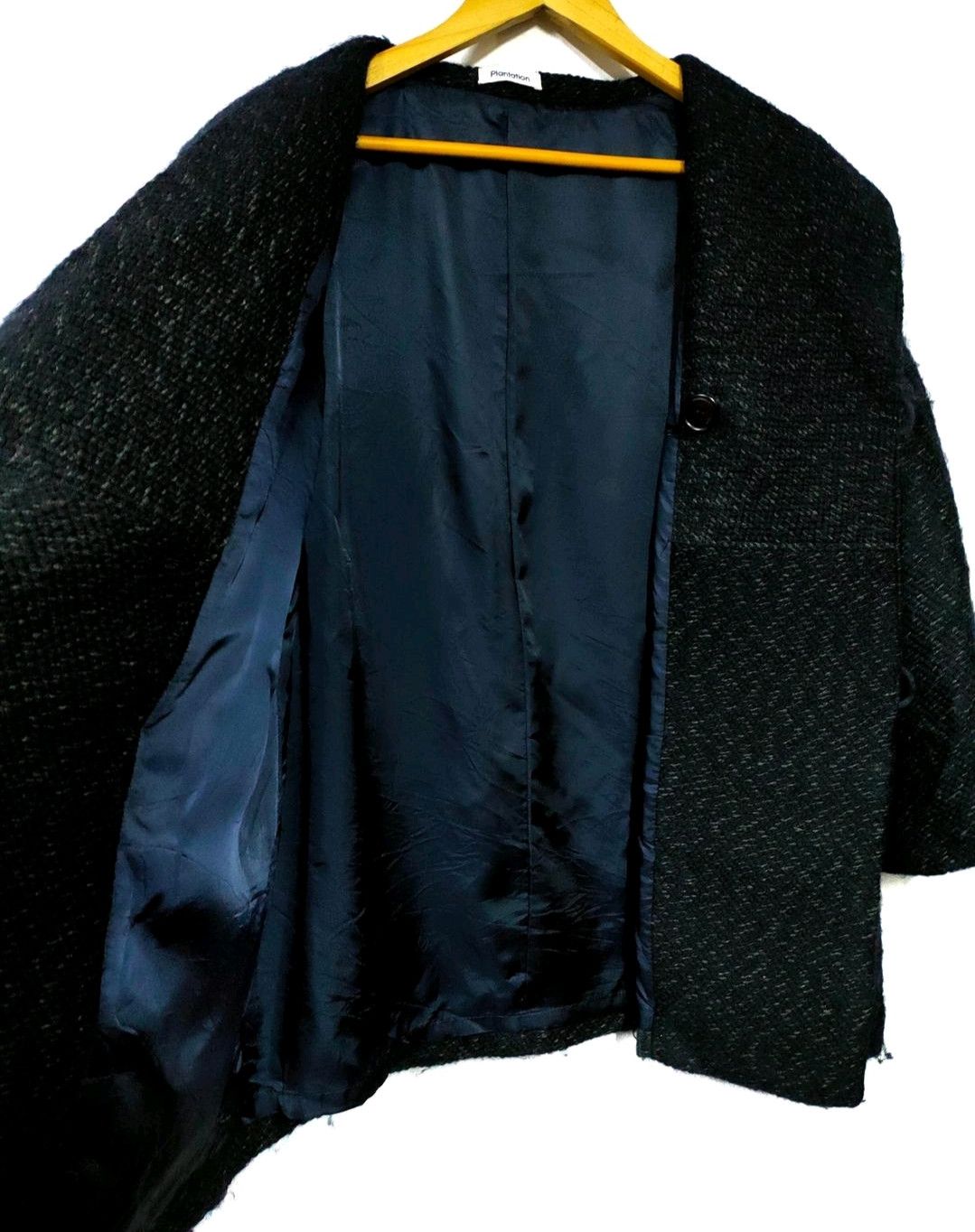 Issey Miyake 🔥RARE PLANTATION SHAWL COLLAR WOOL JACKETS Size US M / EU 48-50 / 2 - 8 Thumbnail