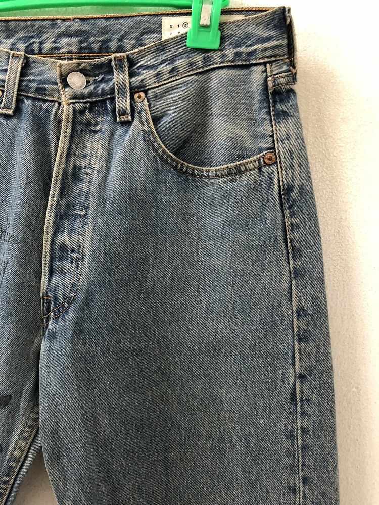 Bob Marley × Levi's Vtg Levi's 501 Usa Reconstruct Bob Marley Reggae Art Denim Size US 31 - 5 Thumbnail