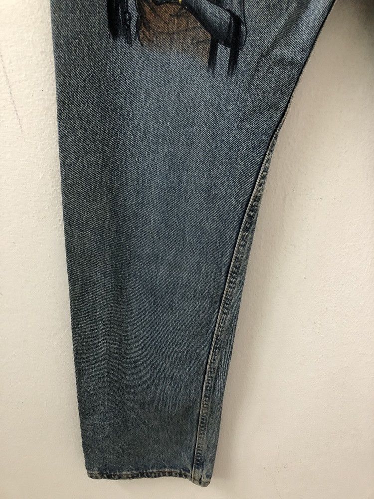 Bob Marley × Levi's Vtg Levi's 501 Usa Reconstruct Bob Marley Reggae Art Denim Size US 31 - 15 Thumbnail