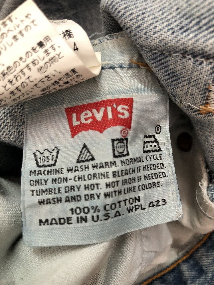 Bob Marley × Levi's Vtg Levi's 501 Usa Reconstruct Bob Marley Reggae Art Denim Size US 31 - 18 Thumbnail