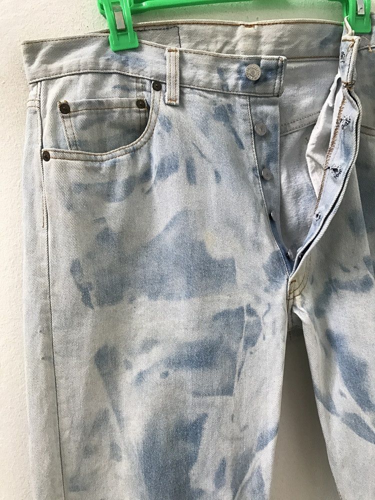 Levi's 90s Levi's 501 Jeans Made in Usa Bleached Denim Size US 35 - 5 Thumbnail