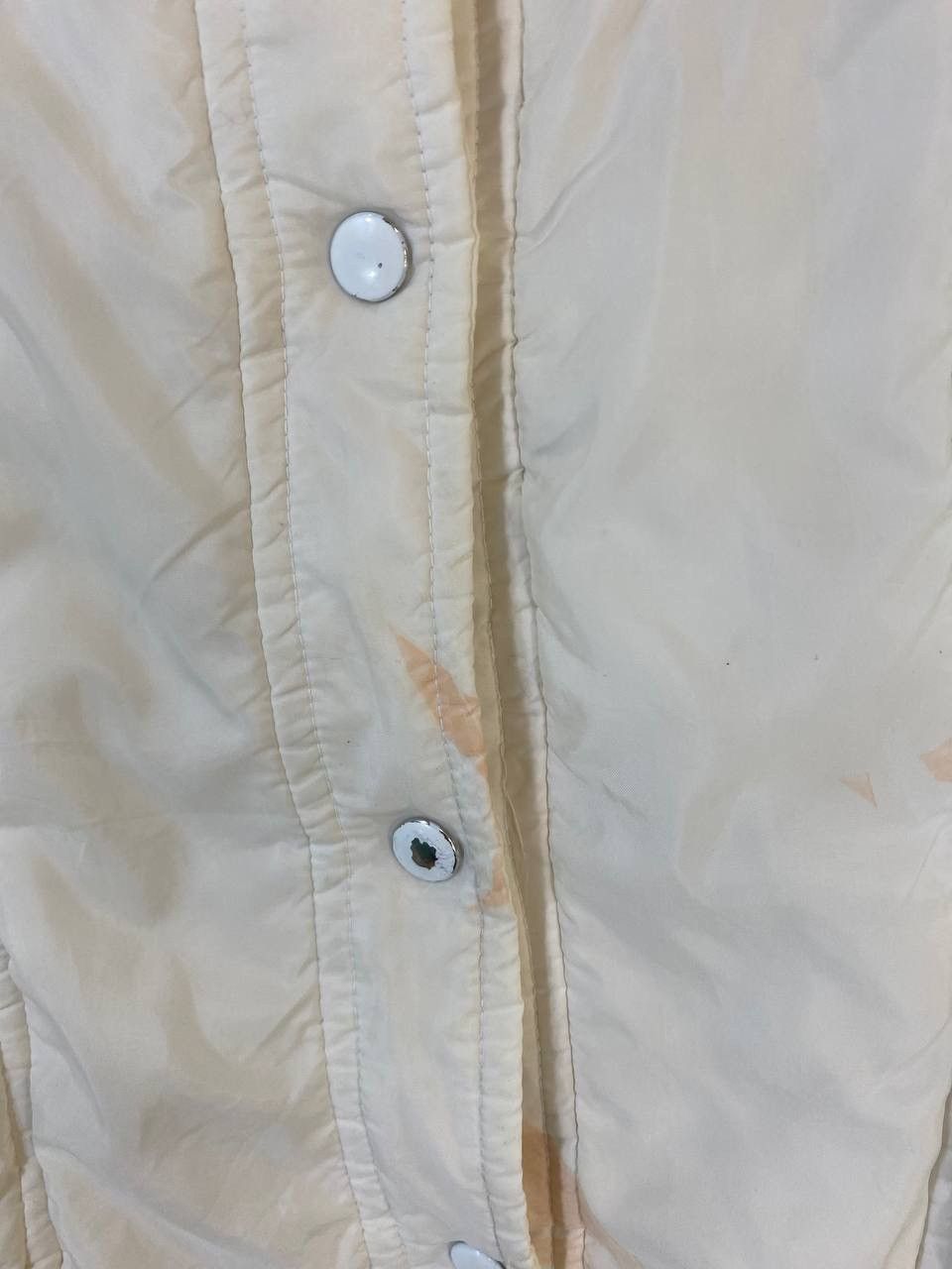 Vintage Vintage Retro Puffer White Ski Jacket Nice Design Size US L / EU 52-54 / 3 - 4 Thumbnail