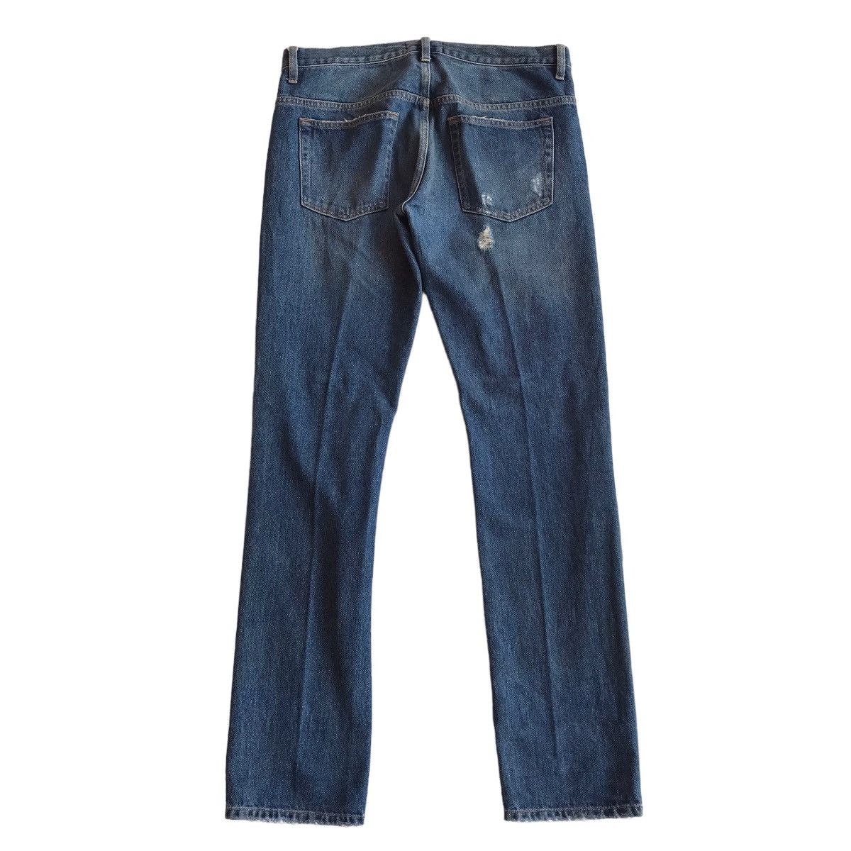 Sandro Sandro Paris Droit Distressed Denim Pants Size US 33 - 2 Thumbnail