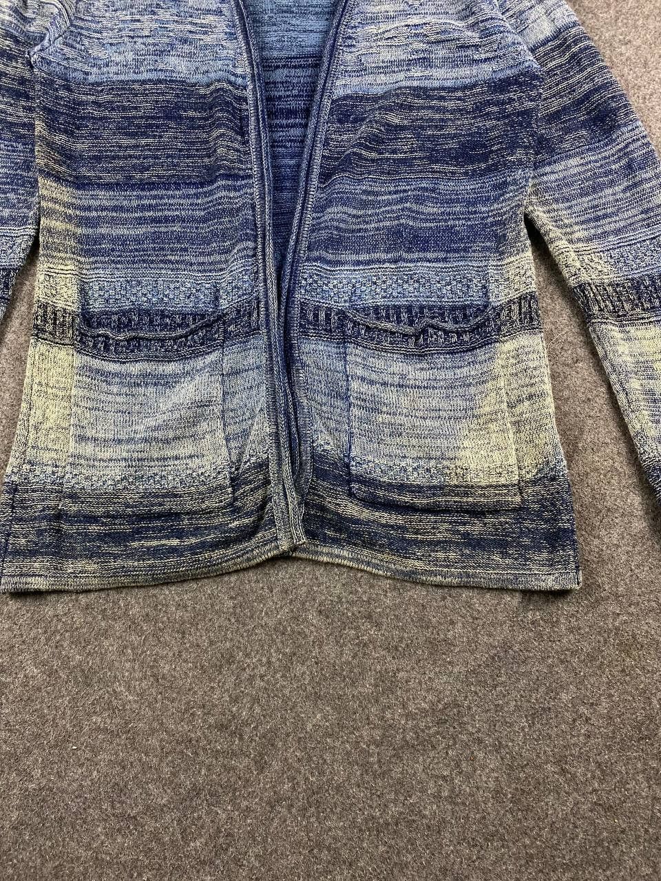 Japanese Brand azul by moussy knitted cardigan nice design Size US L / EU 52-54 / 3 - 3 Thumbnail