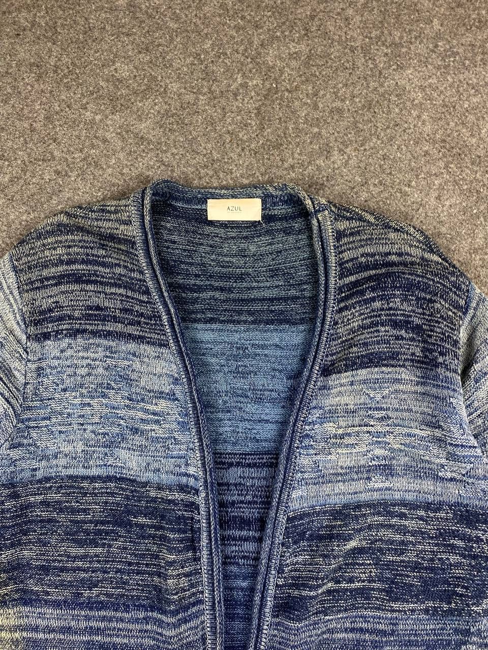 Japanese Brand azul by moussy knitted cardigan nice design Size US L / EU 52-54 / 3 - 2 Thumbnail