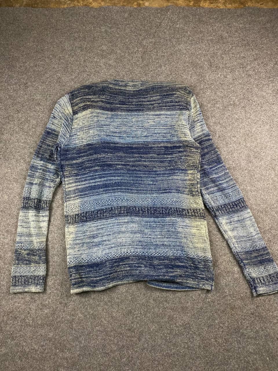 Japanese Brand azul by moussy knitted cardigan nice design Size US L / EU 52-54 / 3 - 8 Thumbnail