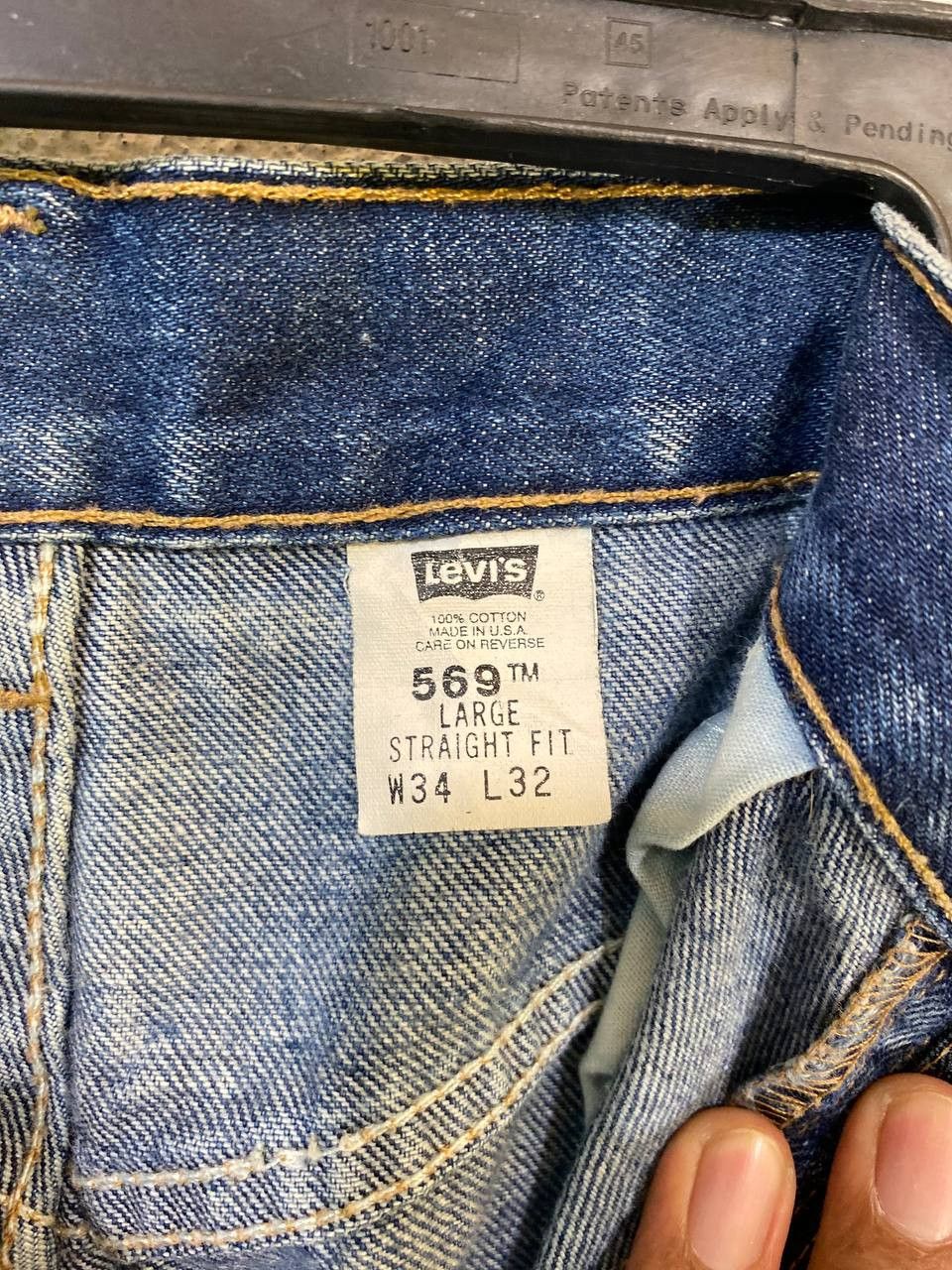 Levi's vintage levis 569 large straight fit denim made in usa Size US 38 / EU 54 - 9 Thumbnail