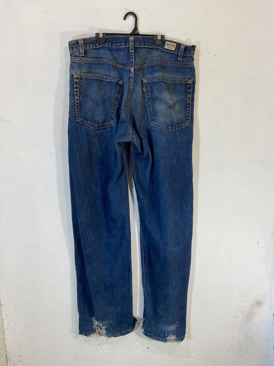 vintage levis 569 large straight fit denim made in usa