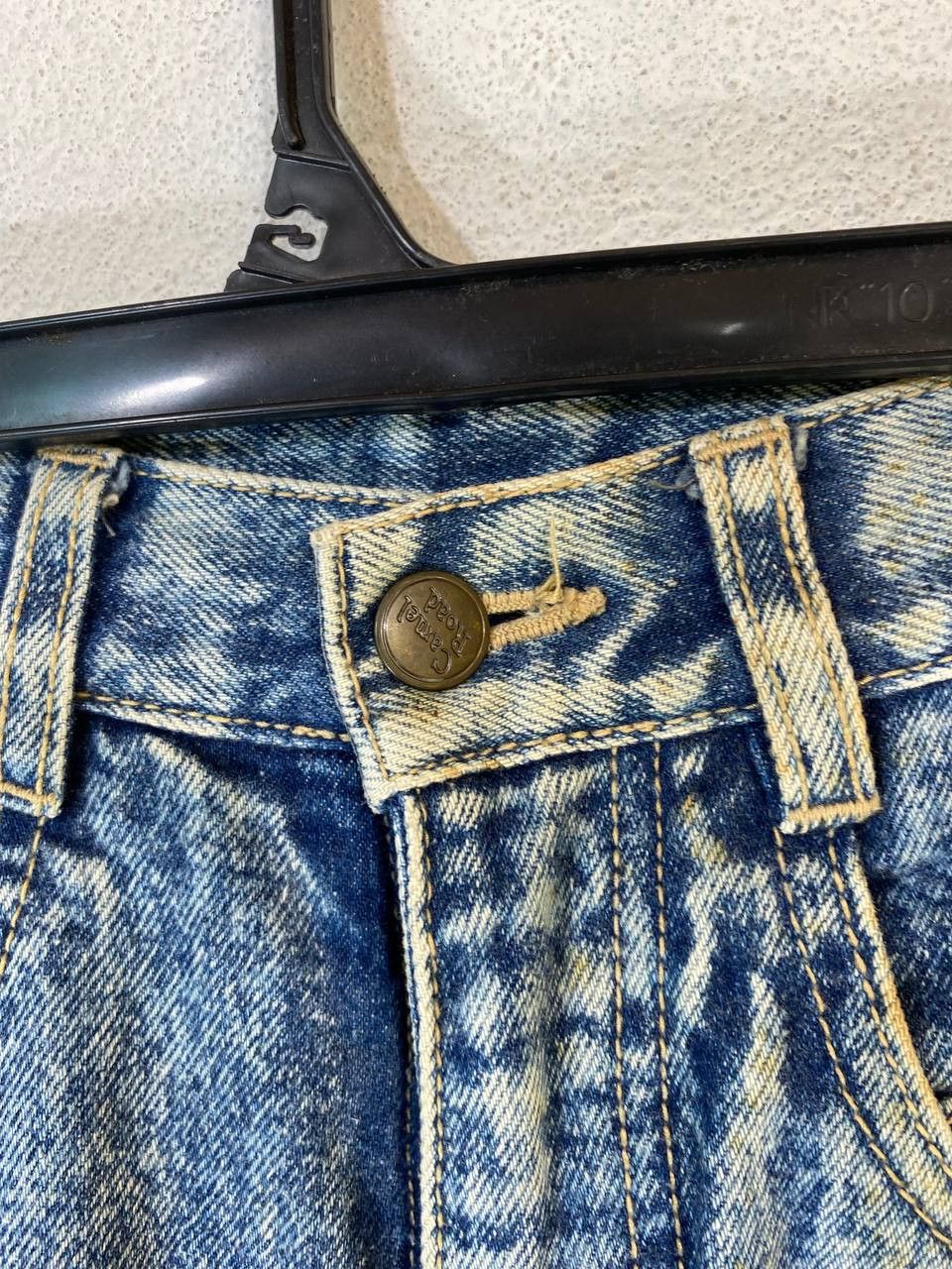 Japanese Brand vintage camel road acid wash denim nice design Size US 26 / EU 42 - 7 Thumbnail