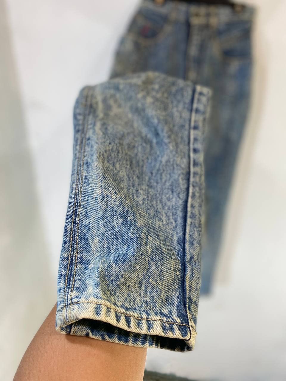Japanese Brand vintage camel road acid wash denim nice design Size US 26 / EU 42 - 8 Thumbnail