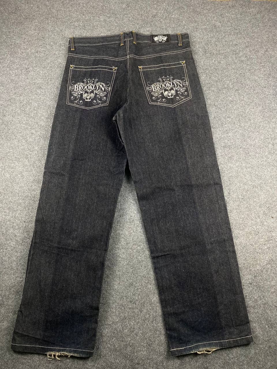 image of Brooklyn Clothing Vintage Brooklyn Hard Baggy Denim Nice Design, Men's (Size 42)