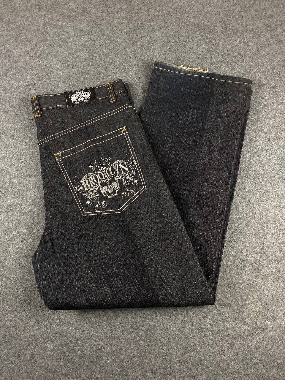 Brooklyn Clothing vintage brooklyn hard baggy denim nice design Size US 42 / EU 58 - 2 Thumbnail