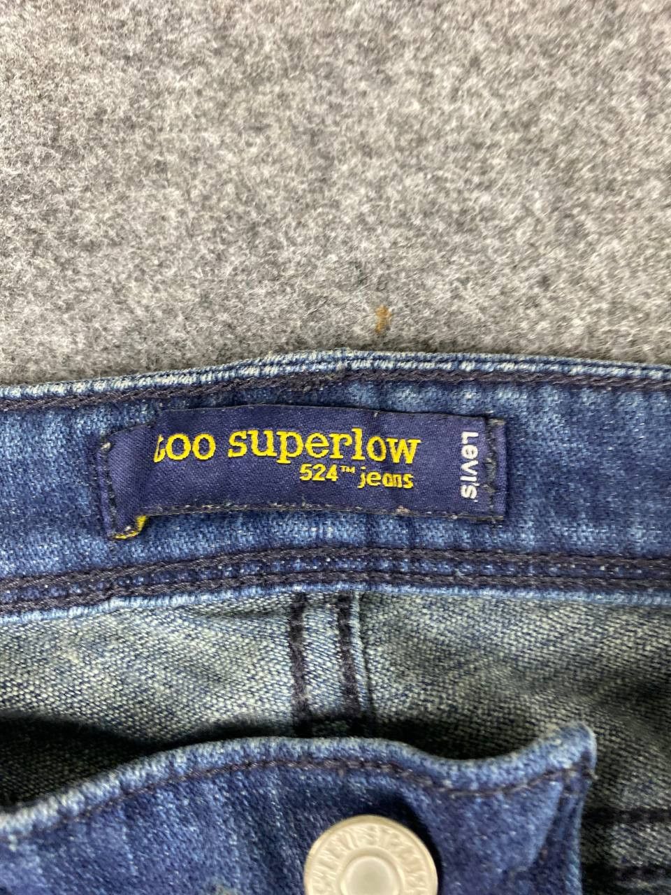 Levi's levis 524 too superlow skinny distressed denim Size 30" / US 8 / IT 44 - 11 Thumbnail