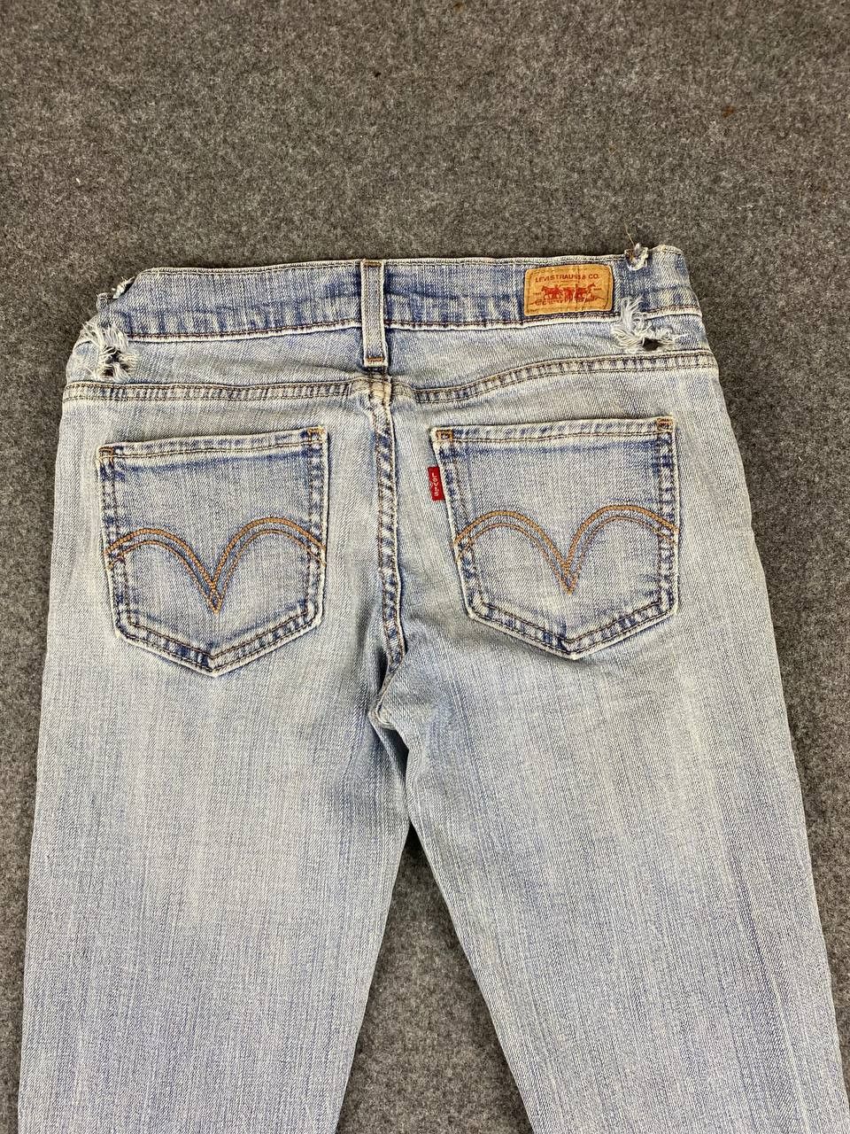 Levi's vintage levis 524 too superlow bootcut falre denim Size US 29 - 3 Thumbnail